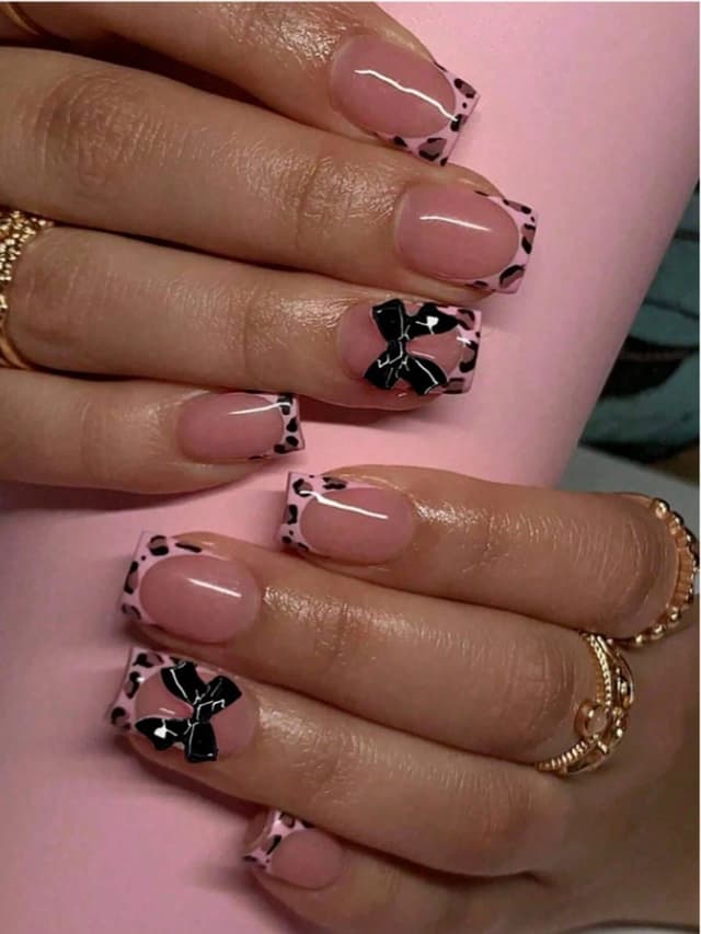 Coquette Cheetah Chic press on (12 pcs)